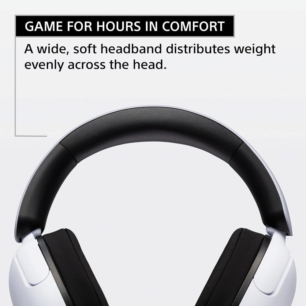 Sony INZONE H3 (MDR-G300) | Wired Gaming Over-Ear Headset | Flip-to-Mute Mic | White