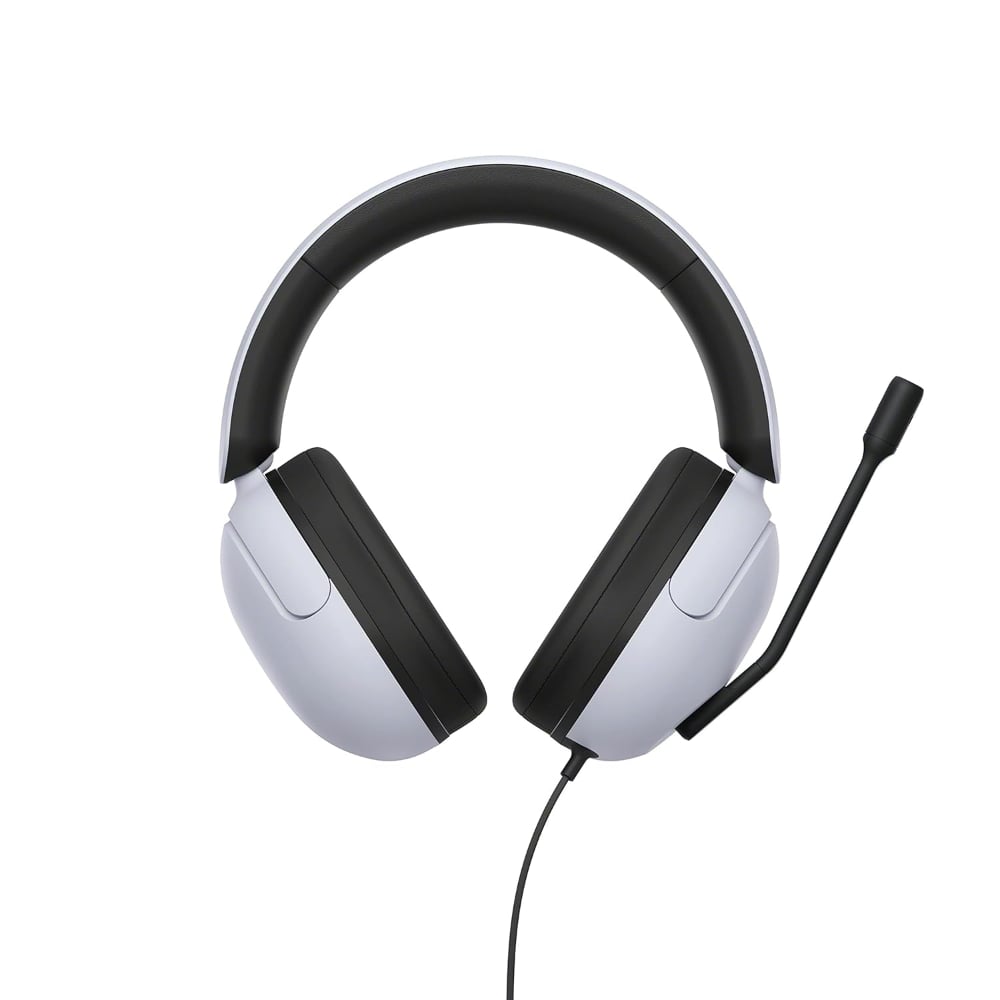 Sony INZONE H3 (MDR-G300) | Wired Gaming Over-Ear Headset | Flip-to-Mute Mic | White