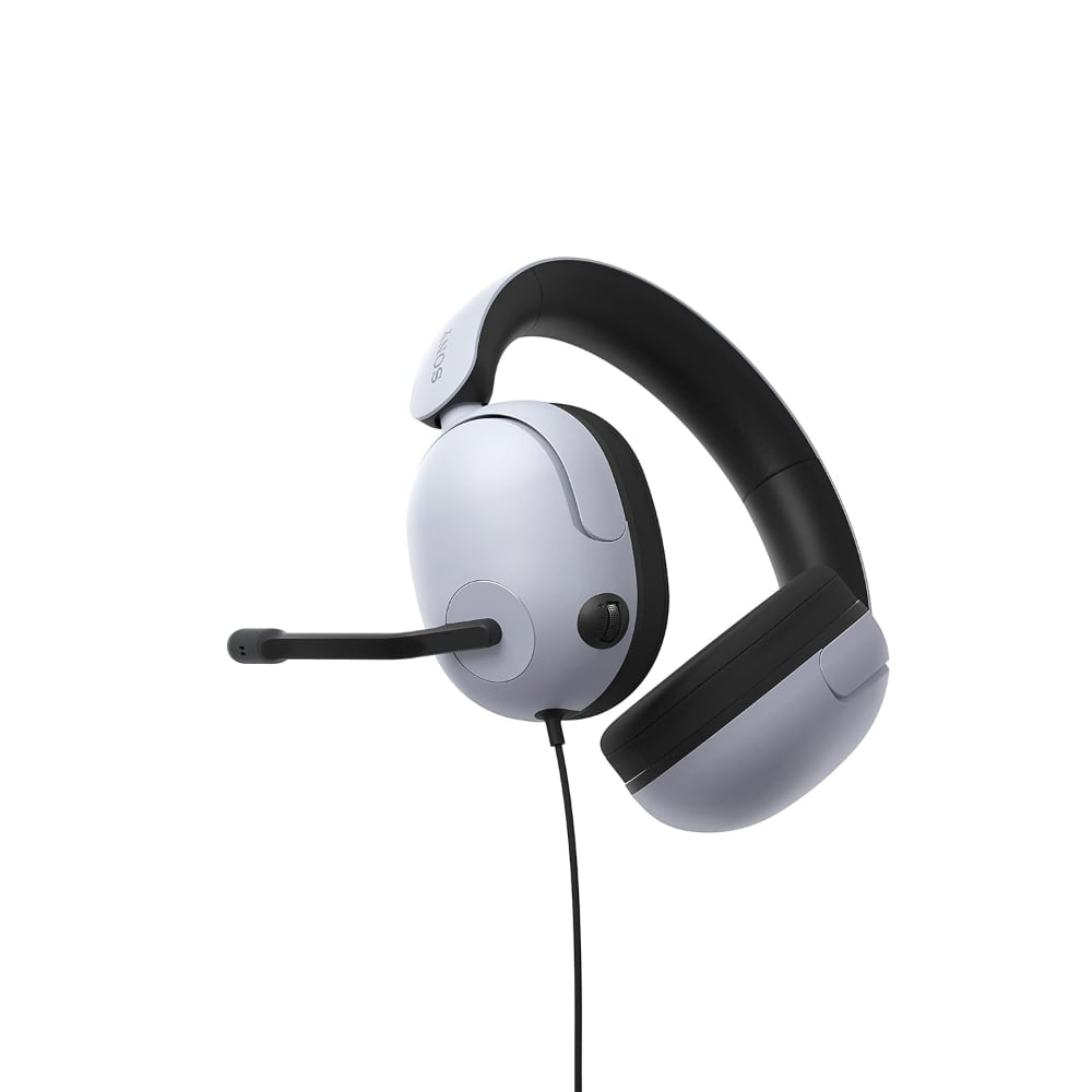 Sony INZONE H3 (MDR-G300) | Wired Gaming Over-Ear Headset | Flip-to-Mute Mic | White