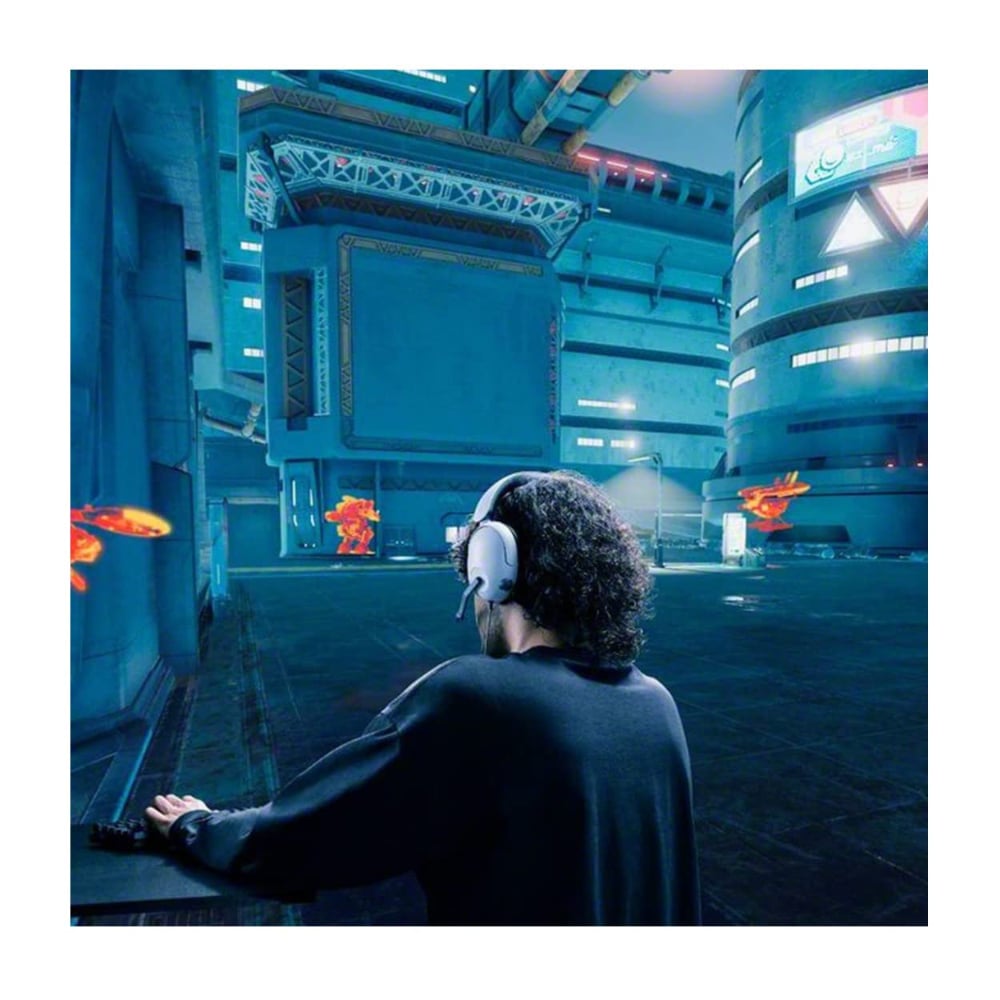 Sony INZONE H3 (MDR-G300) | Wired Gaming Over-Ear Headset | Flip-to-Mute Mic | White
