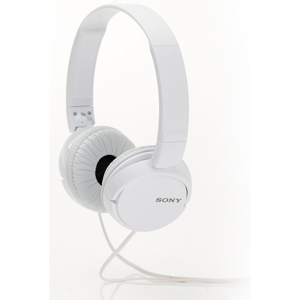 Sony MDR-ZX110 Wired On-Ear Headphones Stereo Sound White