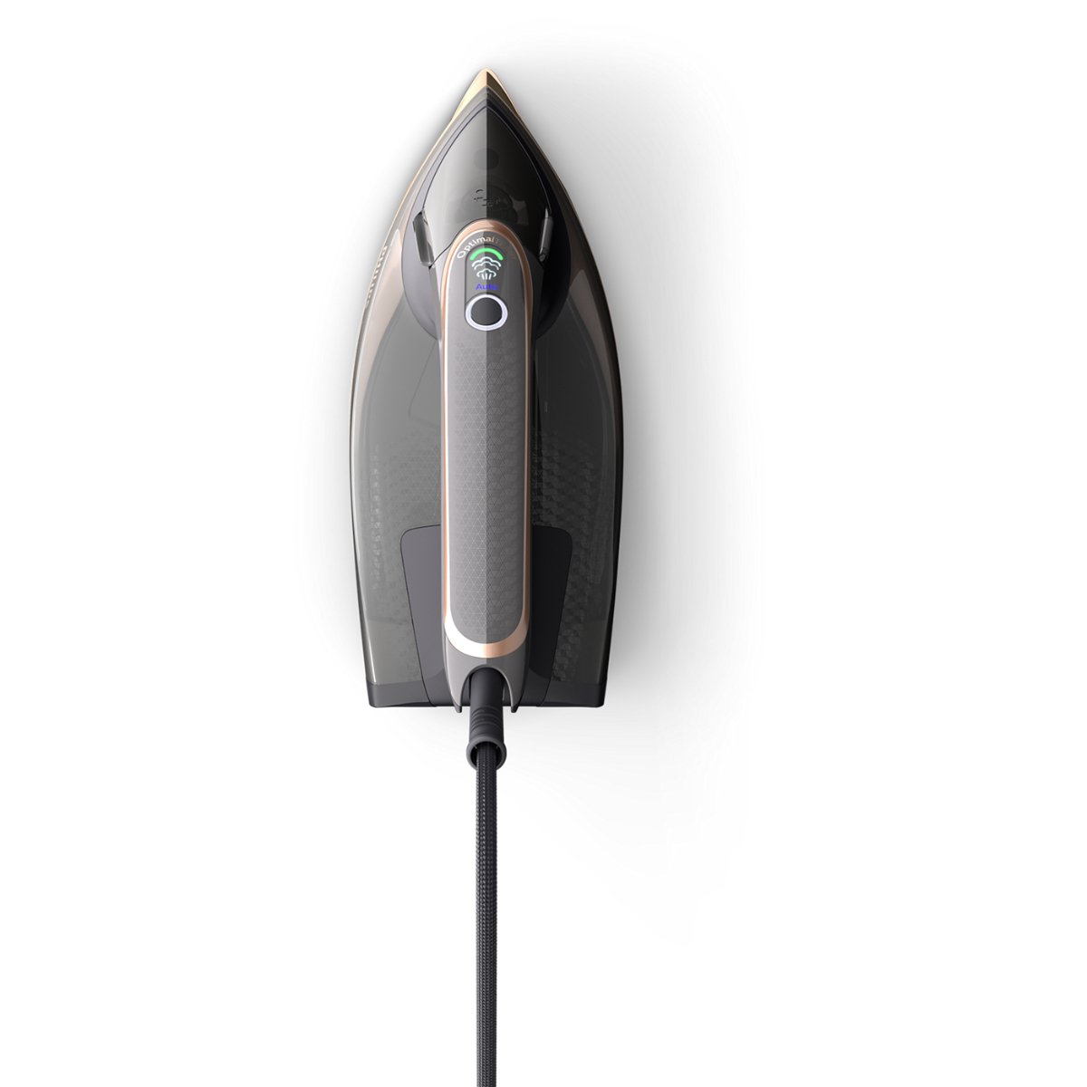 Philips 3000W Azur 8000 Series Auto Shut-Off Continuous Steam Steam Iron Black/Rose Gold