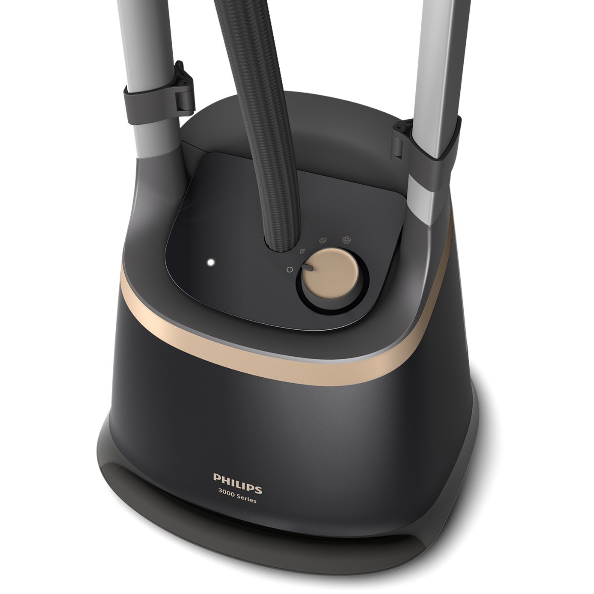 Philips 1800W 3000 Series 3 Steam Settings Stand Garment Steamer with Tilting Styleboard with Water Tank 2L Black