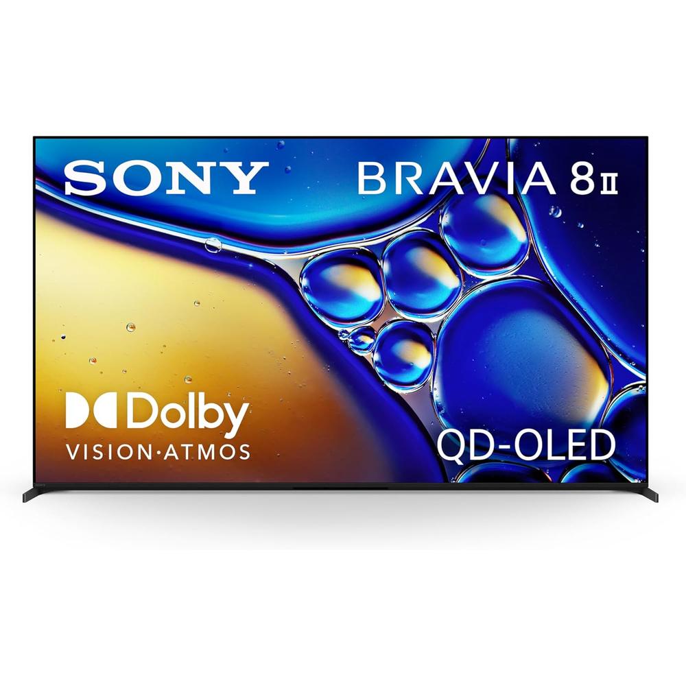 Sony K-55XR80M2 BRAVIA 8 II 55 Inch 4K Ultra HD QD-OLED Smart Google TV with XR AI Processor