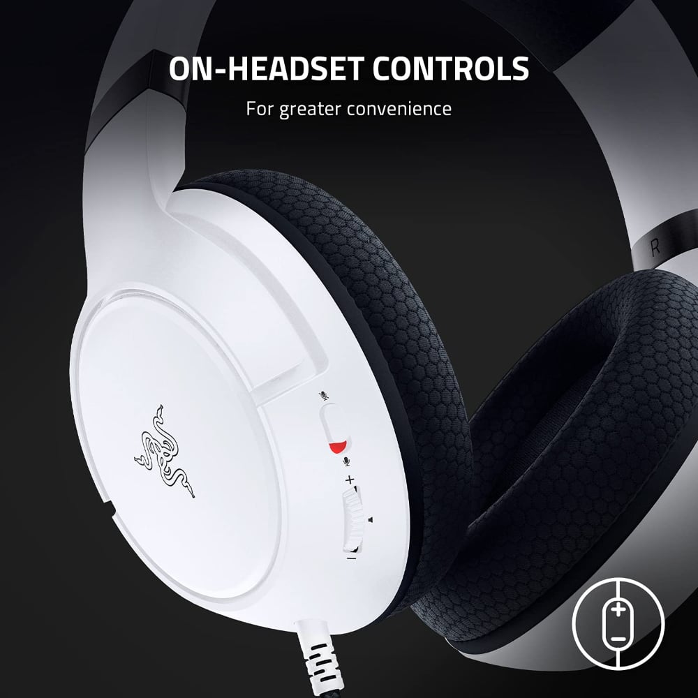 Razer Kaira X Wired Gaming Headset | PlayStation Compatible | White | RZ04-03970200-R3M1