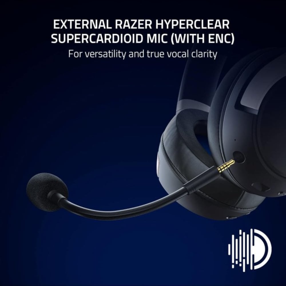 Razer Kaira Pro HyperSpeed Wireless Gaming Headset | PlayStation Licensed | White | RZ04-04030200-R3G1