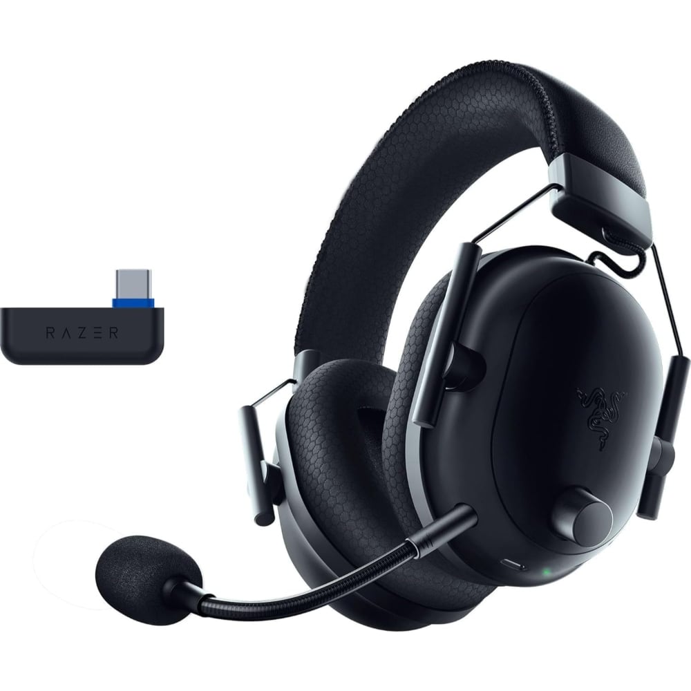 Razer Blackshark V2 Pro Wireless Playstation Wideband Mic Gaming Over-Ear Headset Black