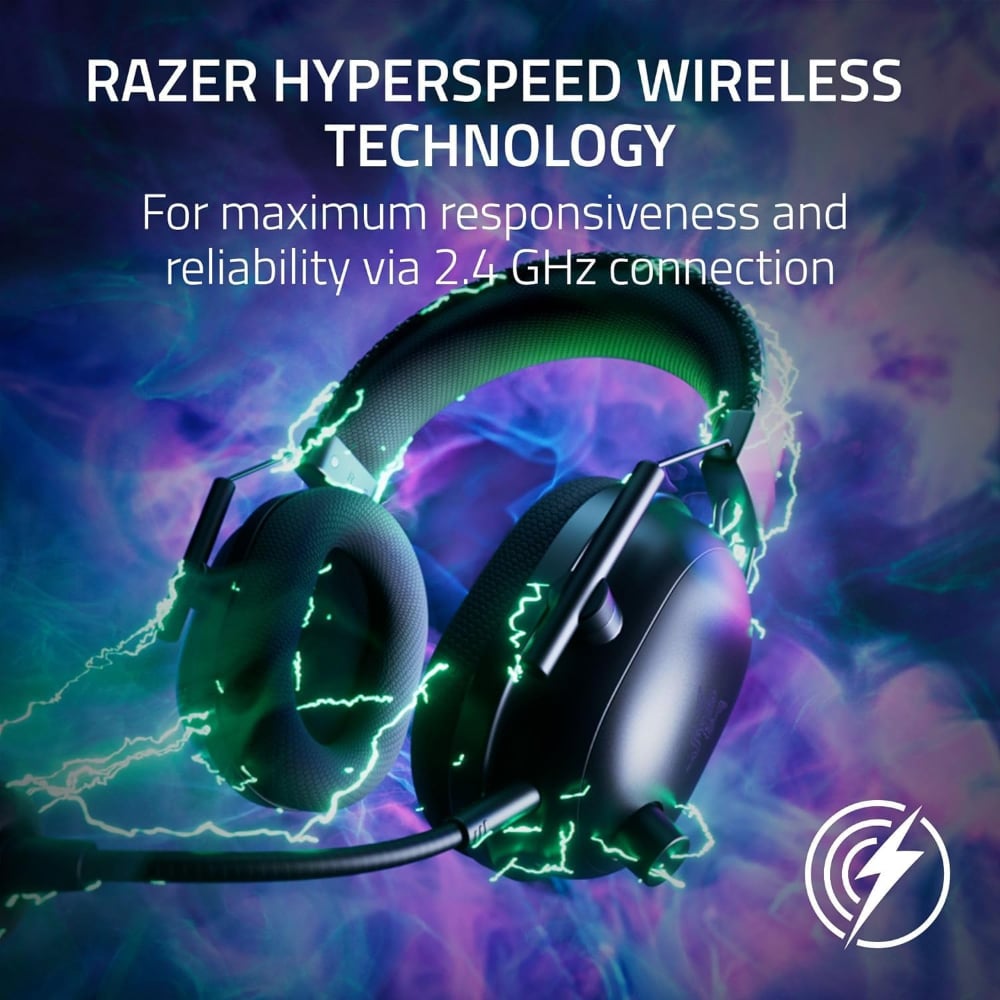 Razer BlackShark V2 Pro Wireless Gaming Headset | Wideband Microphone | PlayStation Compatible | Black | RZ04-04530500-R3G1