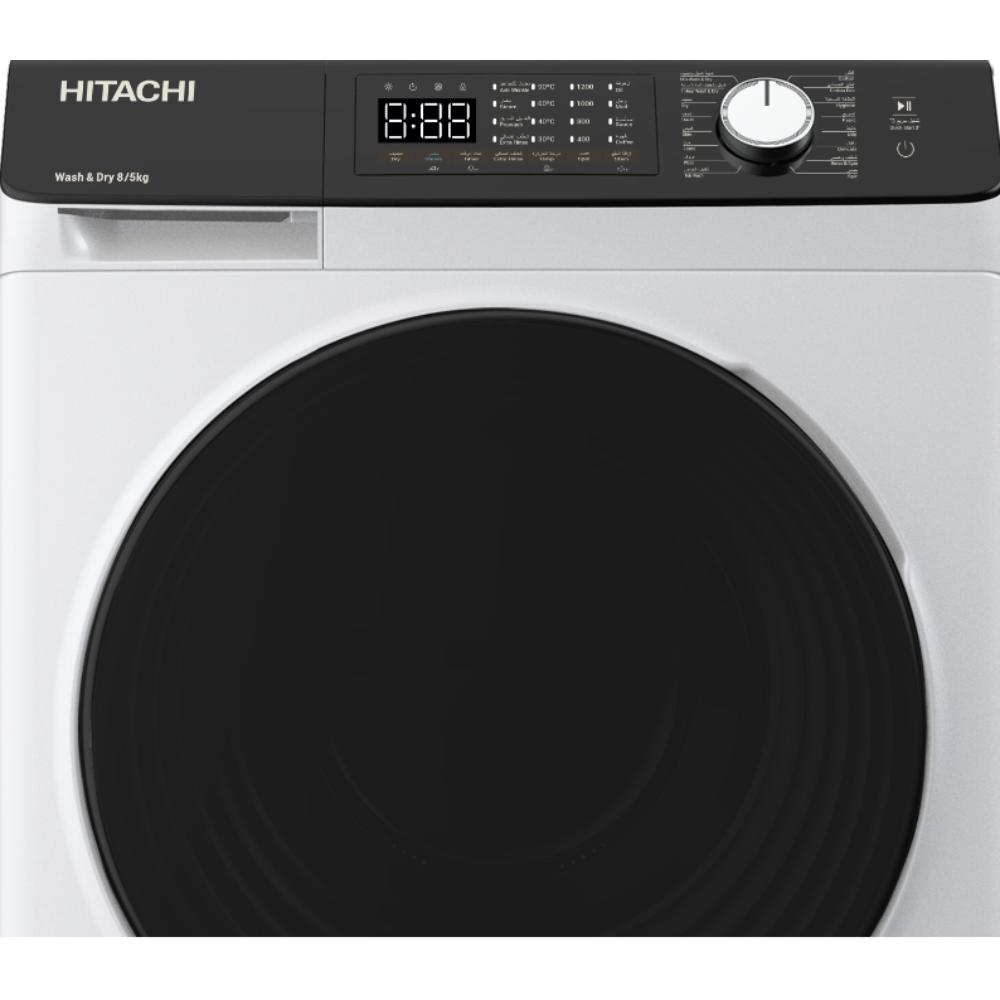 Hitachi Washer Dryer | 8 / 5 Kg | 1400 RPM | Inverter | White | BD‑D802HVOW
