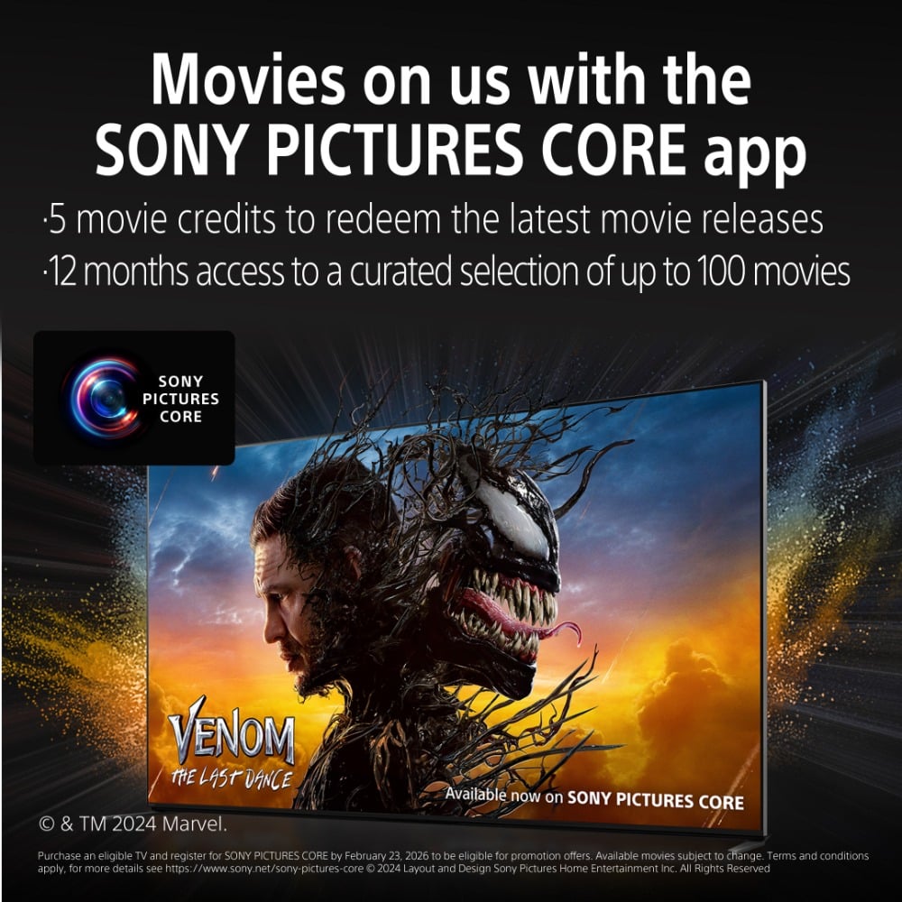 Sony K-65XR50 BRAVIA 5 65 Inch 4K Ultra HD Mini LED Smart Google TV with HDR