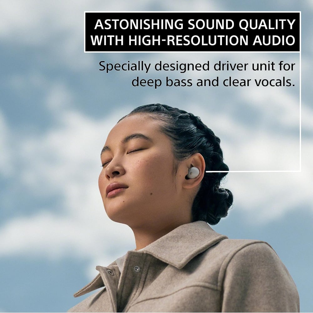 Sony WF-1000XM5 Wireless In-Ear Earbuds Active Noise Cancellation with Microphone Silver