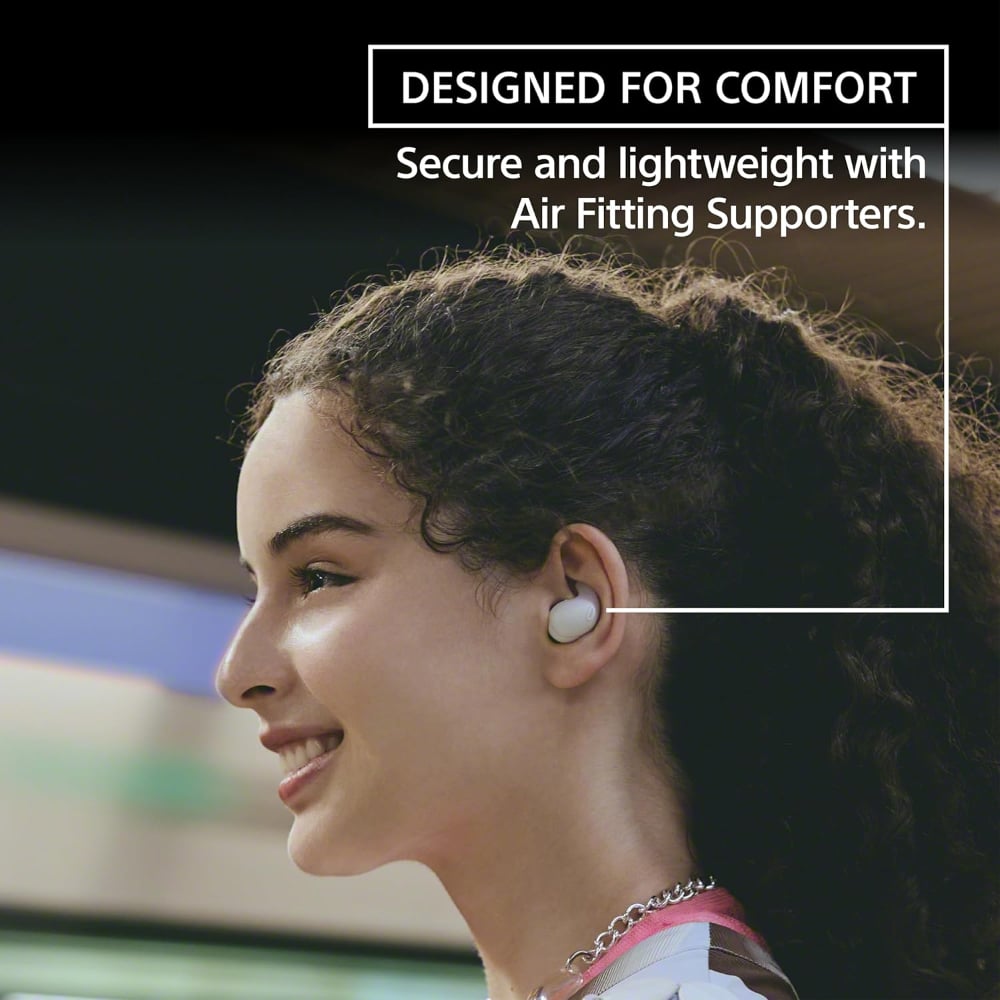 Sony WF-LS910 Linkbuds Fit Active Noise Cancelling Wireless Bluetooth In-Ear Earbuds White