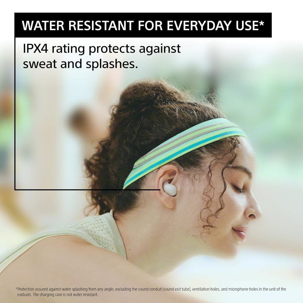Sony WF-LS910 Linkbuds Fit Active Noise Cancelling Wireless Bluetooth In-Ear Earbuds White