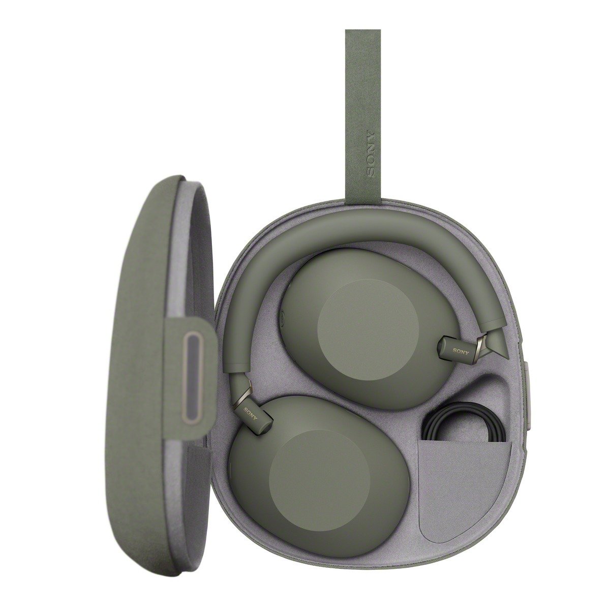 Sony WH-1000XM6 Wireless Noise Cancelling Headphones, 30 Hours Battery, Hi-Res Audio, LDAC, Multipoint, Bluetooth, Olive Gray