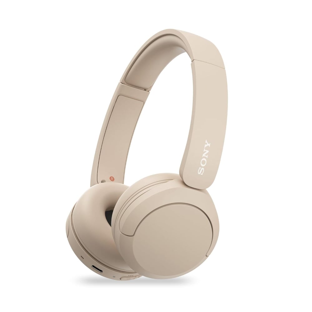 Sony Wireless Bluetooth Over-Ear Headphones With Mic Beige