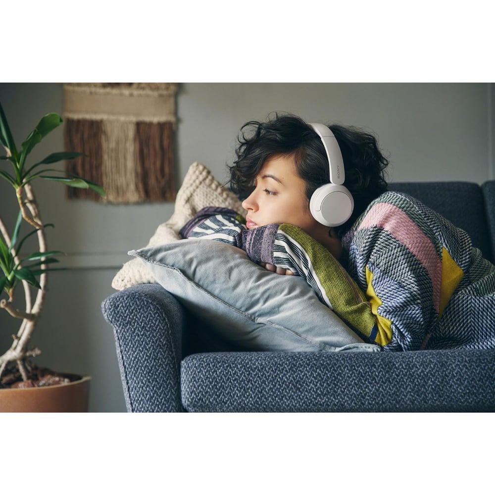 Sony WH-CH520 Wireless On-Ear Headphones Bluetooth with Microphone White