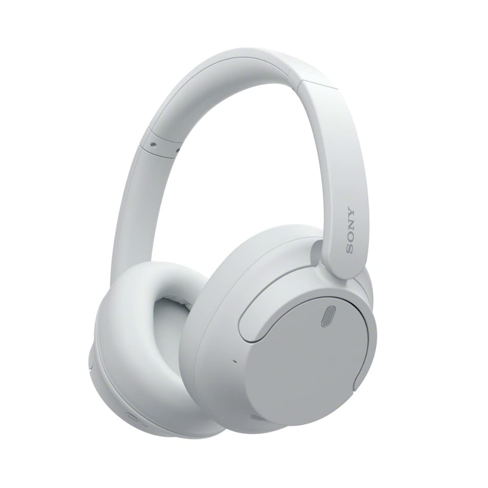 Sony Noise Cancellation Wireless Bluetooth Over-Ear Headphones With Mic White