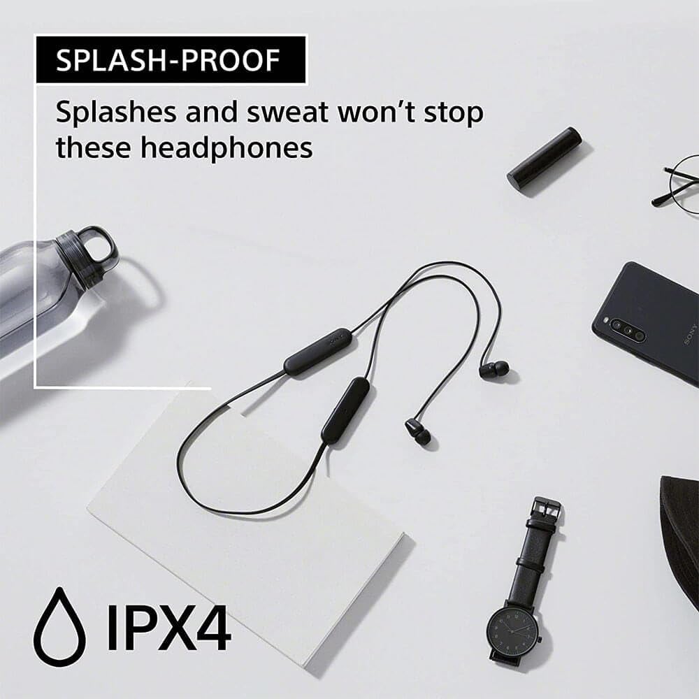 Sony WI-C100 Wireless In-Ear Earphones Bluetooth HD Voice Black