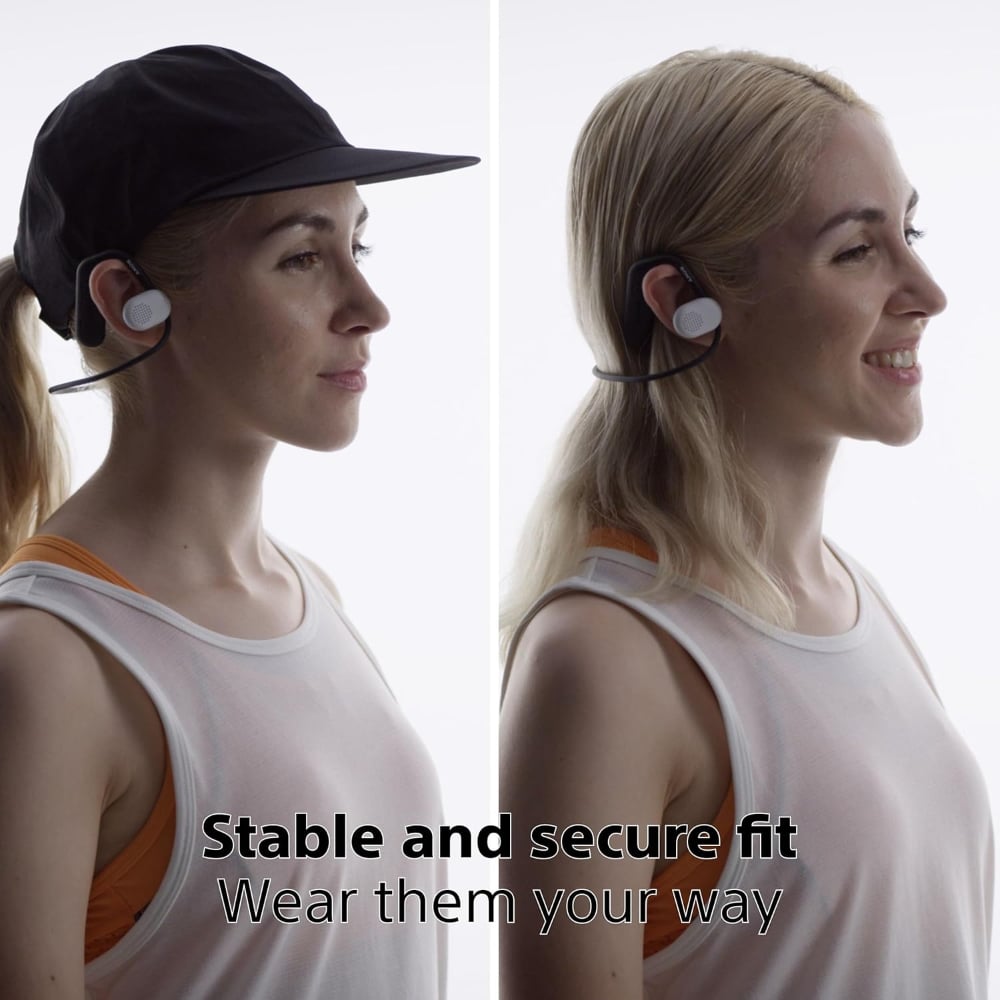 Sony WI-OE610 Float Run Open-Ear Wireless Headphones Bluetooth Black