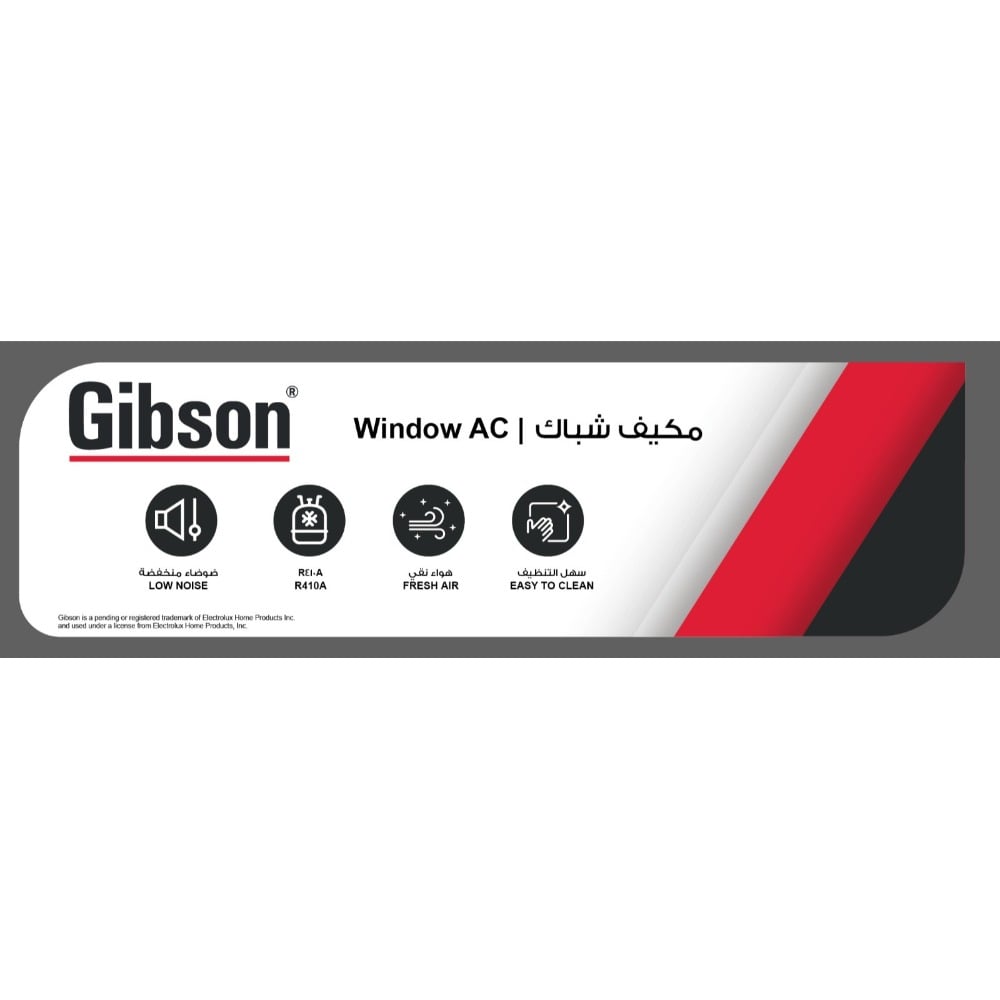 Gibson Window Air Conditioner 24000 BTU 2 Ton | Heat & Cool | White | GW24HFA01