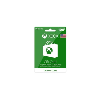 Microsoft Xbox Live Gift Card USA 100 USD Delivery by Email and SMS Digital Card Green