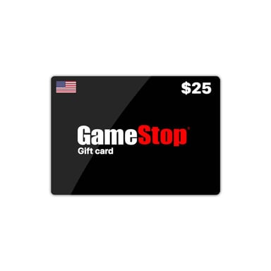 GameStop Gift Card USA 25 USD Black