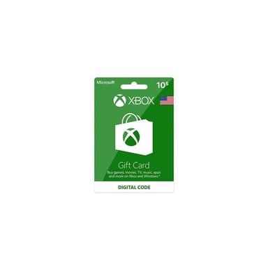 Microsoft Xbox Live Gift Card USA 10 USD Delivery by Email and SMS Digital Card Green