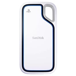 SanDisk 1TB 1000MB/s Quickly Transfer Extreme Portable SSD White for PlayStation 5 Console
