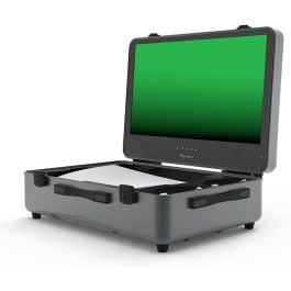Sharx 24 Inch QHD Portable Gaming Monitor – 165Hz, HDMI 2.1, Dual 7W Speakers, Trolley Design, Ultra-Slim, Freesync/G-Sync