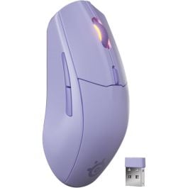 ستيل سيريز ماوس Rival 3 Wireless الجيل الثاني | 2.4GHz/بلوتوث | Lavender | SS-62525
