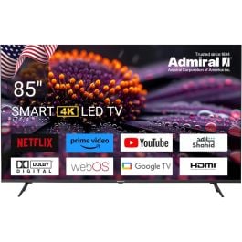 Admiral ADL85UWOSAC 85 Inch 4K UHD LED Smart TV with Dolby Sound