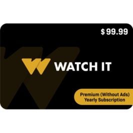 Watch it Premium (Without Ads) Subscription Yearly 