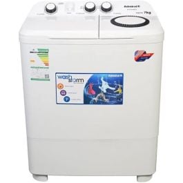 Admiral Twin Tub Semi‑Automatic Washing Machine | 7 Kg | Knob Control | White | ADTT7KUWCQ
