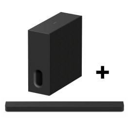 Sony HT-A9000 Bravia Theatre Bar 9 Premium Soundbar with Sony BRAVIA Theatre Sub 7 SA-SW7 Additional Wireless Subwoofer