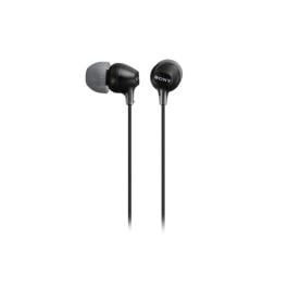 Sony MDR-EX15AP Wired In-Ear Earphones Secure Fit with Microphone Black