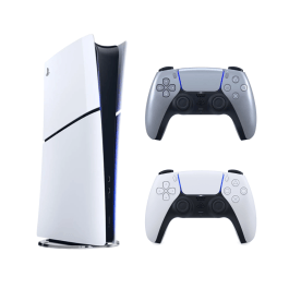 PlayStation®5 Digital Edition 825GB Console with extra Dualsense Wireless Controller - Sterling Silver