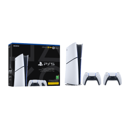 Sony PlayStation®5 Digital Edition 825GB Console with extra Dualsense Wireless Controller - White