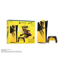 PS5® Digital Edition 825 GB Console – Marvel’s Wolverine Battle Yellow Limited Edition Bundle